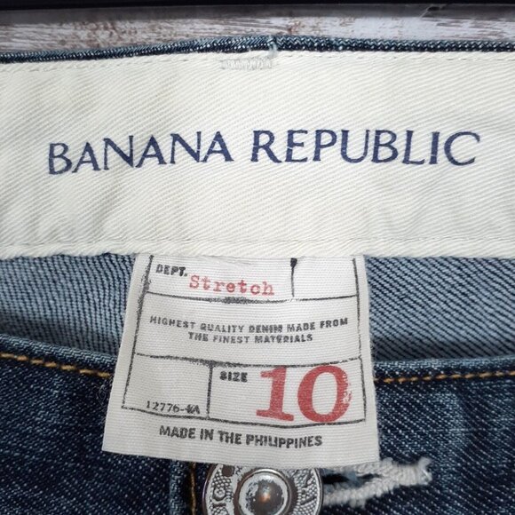 Banana Republic Womens Jeans Sz 10 Boot Cut 7 - Picture 3 of 5